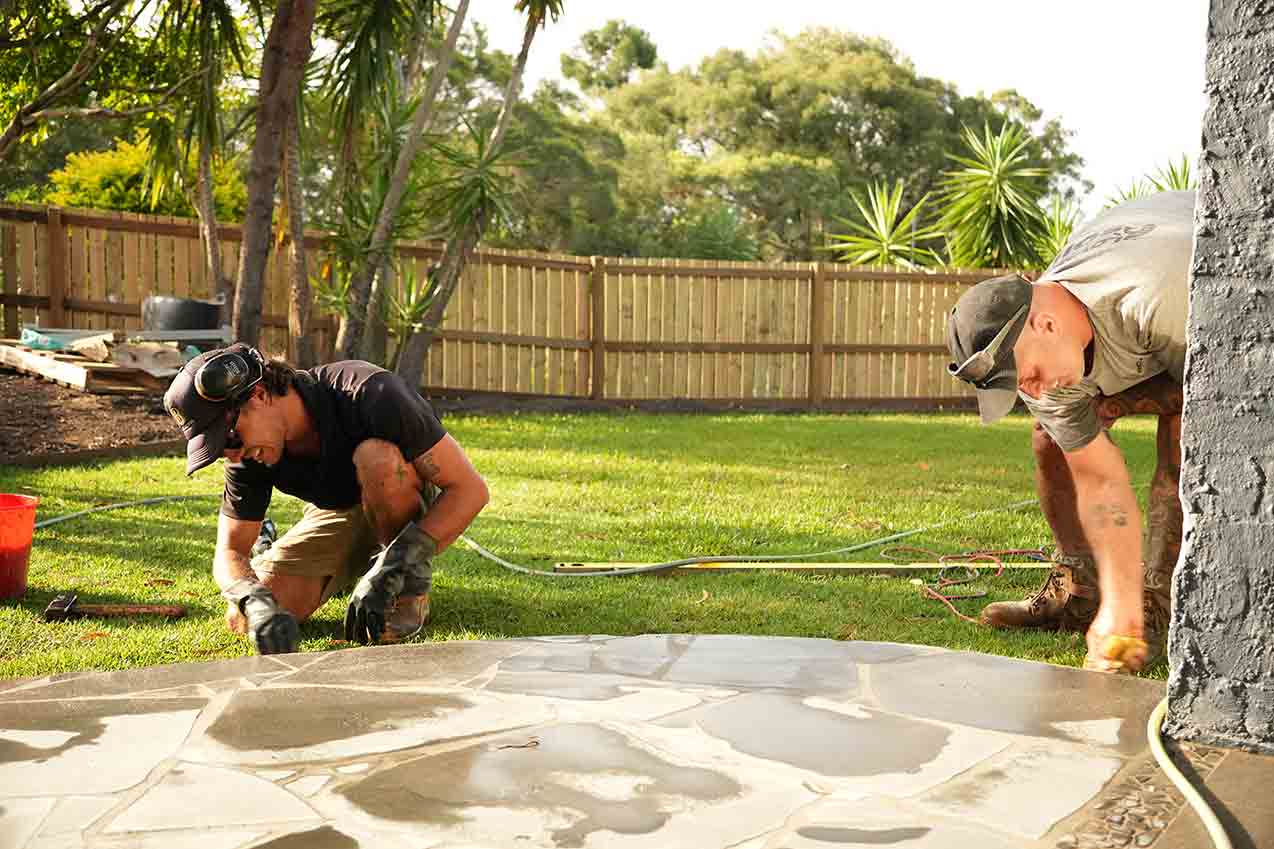 Scape Goats Landscape Construction Brisbane Landscape Gardening Service Paving stonework